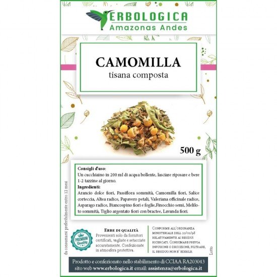 Chamomile herbal tea made up 500 grams