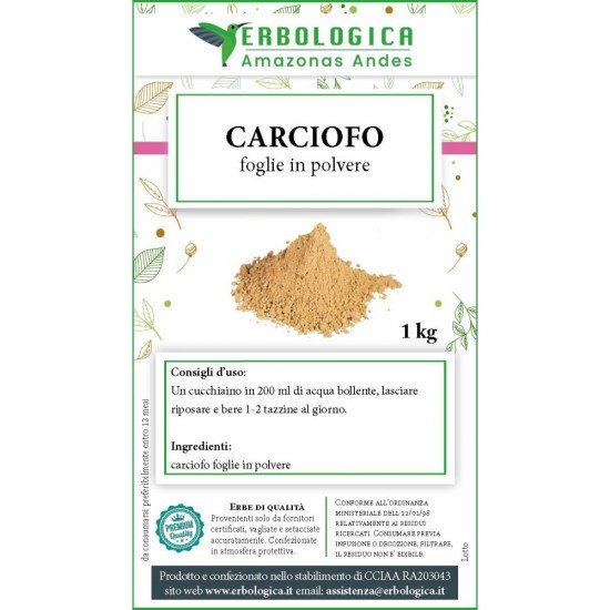 Artichoke leaves in powder form 1 kg
