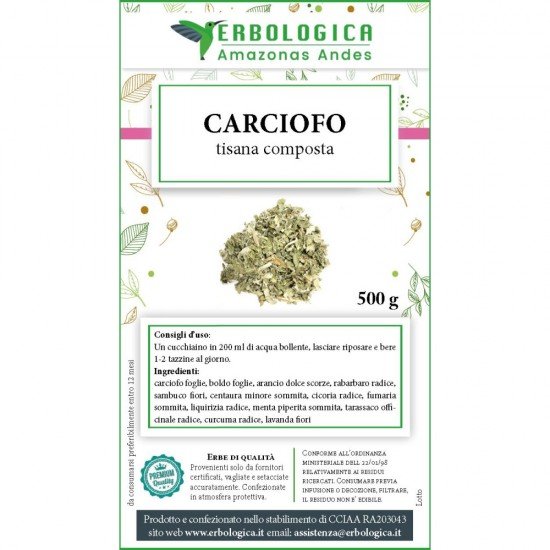 Artichoke herbal tea made up 500 grams Artichoke herbal tea made up 500 grams
