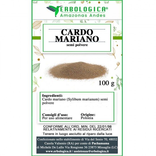 Cardo mariano semi in polvere 1 kg Cardo mariano semi in polvere 1 kg