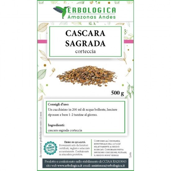 Cascara sagrada cortex herbal tea 500 grams