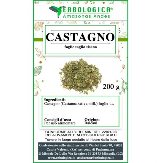 Chestnut leaves herbal tea