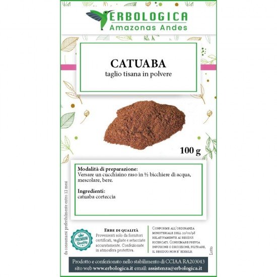 Corteccia di Catuaba in polvere da 100g Corteccia di Catuaba in polvere da 100g