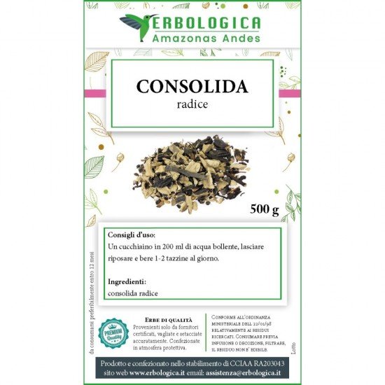 Consolida radice tisana 500 grammi Consolida radice tisana 500 grammi