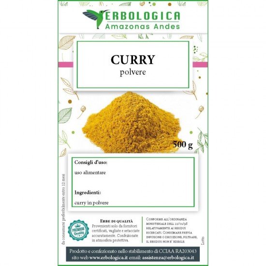 Curry in polvere spezia 1 kg