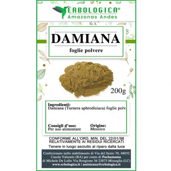 Damiana powder 200 grams Damiana powder 200 grams