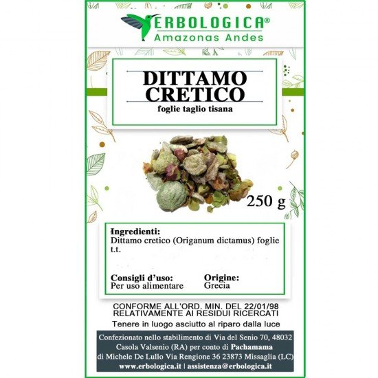 Dittamo cretico foglie tisana Dittamo cretico foglie tisana