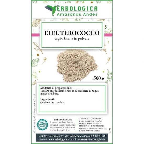 Eleutherococcus root powder 500 grams
