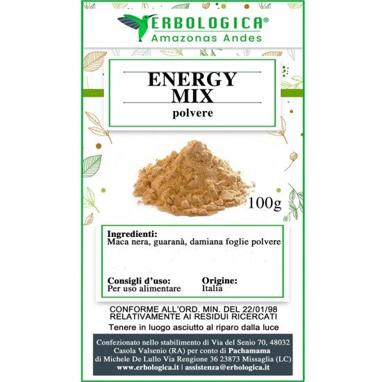 Energy mix in polvere Energy mix in polvere