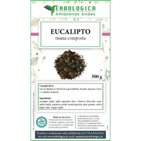 Eucalyptus herbal tea composed 500 grams