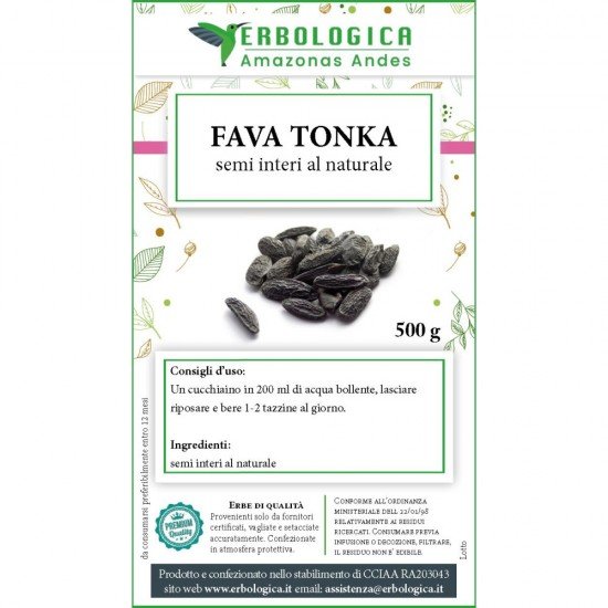Fava Tonka semi 500 grammi Fava Tonka semi 500 grammi