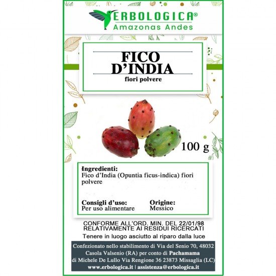 Fico d'india fiori in polvere Fico d'india fiori in polvere