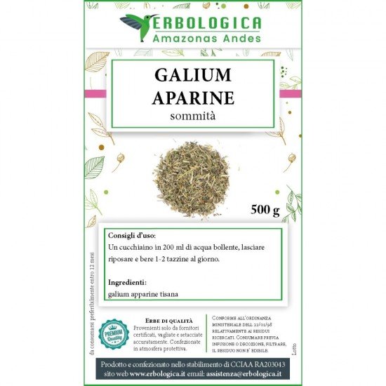 Galium aparine sommità tisana Galium aparine sommità tisana