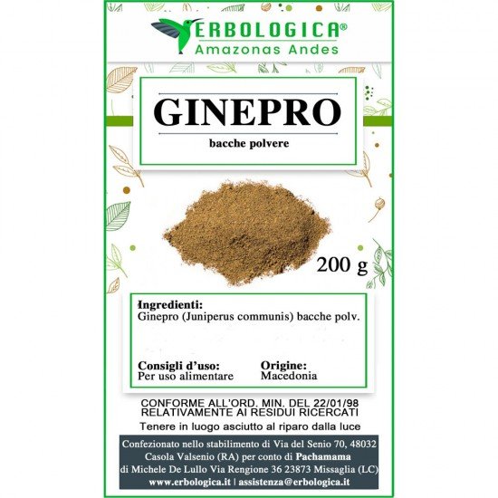 Ginepro bacche in polvere