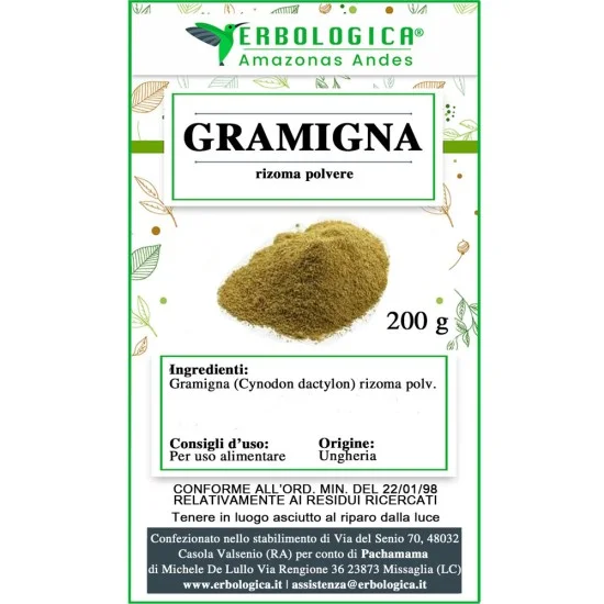 Gramigna rizoma in polvere Gramigna rizoma in polvere