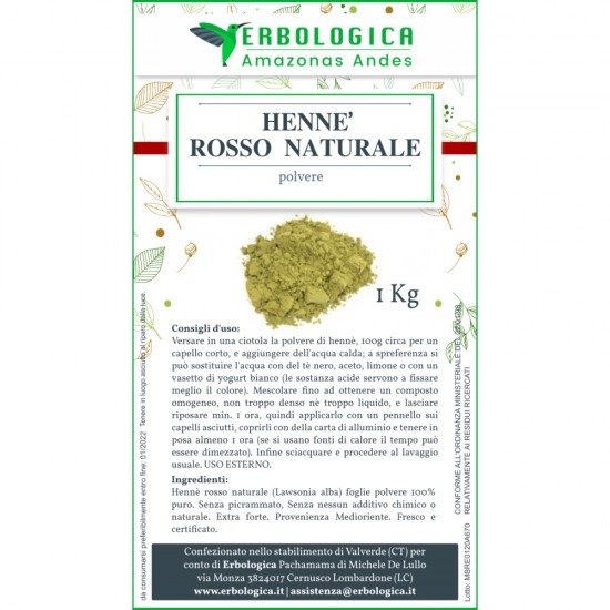 Henne rosso natural (Lawson Inermis) give 1kg Henne rosso natural (Lawson Inermis) give 1kg