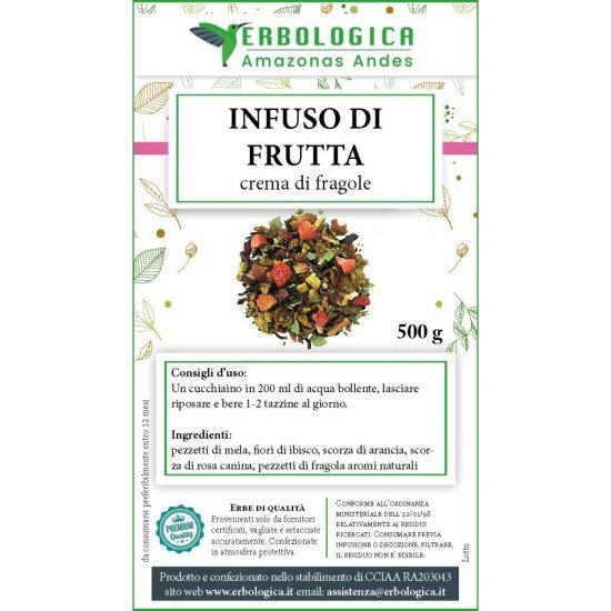 Infuso composto alla fragola Infuso composto alla fragola
