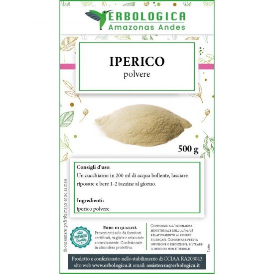 Hypericum herbal tea powder 500 grams Hypericum herbal tea powder 500 grams