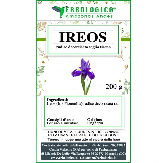 Ireos radice decorticata taglio tisana Ireos radice decorticata taglio tisana