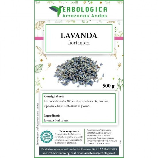 Lavender whole flowers herbal tea