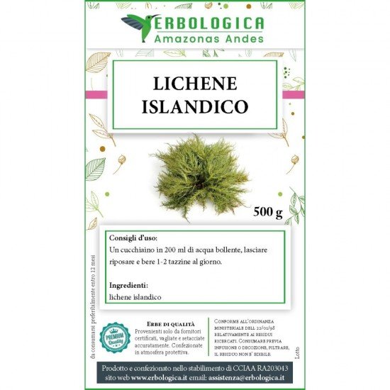 Lichene Islandico taglio tisana Lichene Islandico taglio tisana
