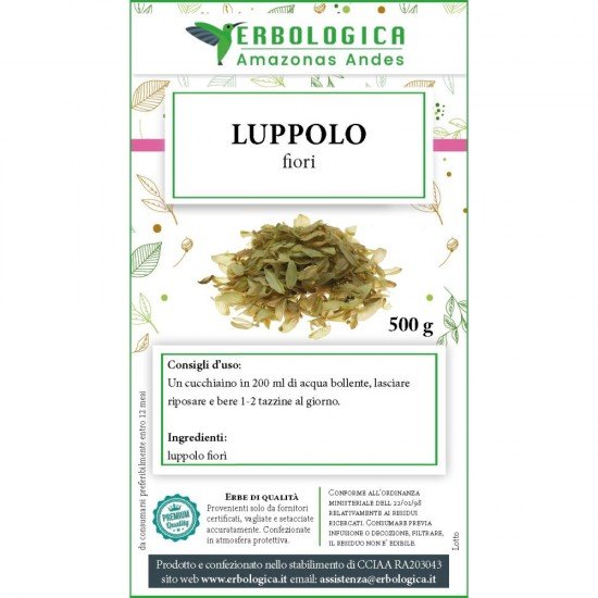 Luppolo fiori tisana Luppolo fiori tisana