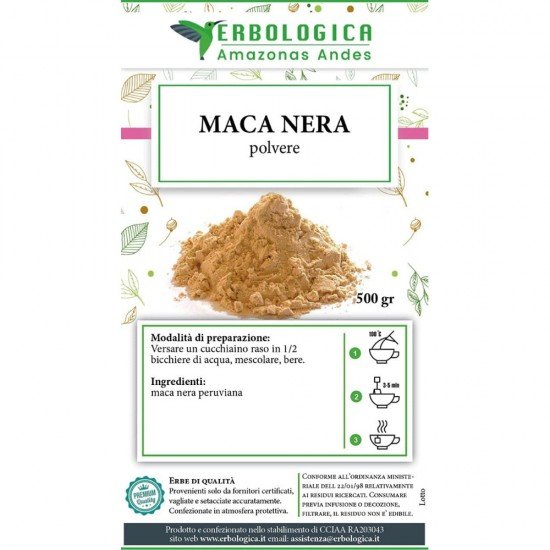 Maca nera in polvere Maca nera in polvere