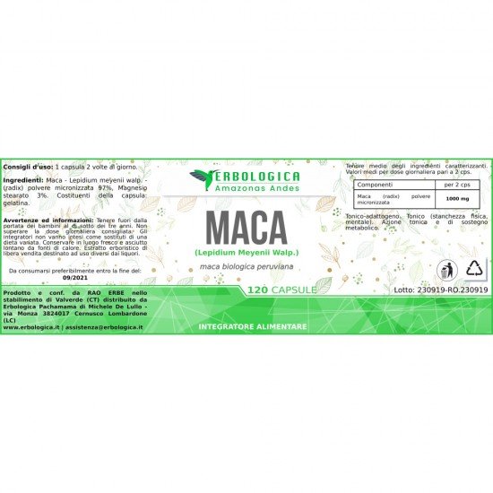 Maca peruviana capsule