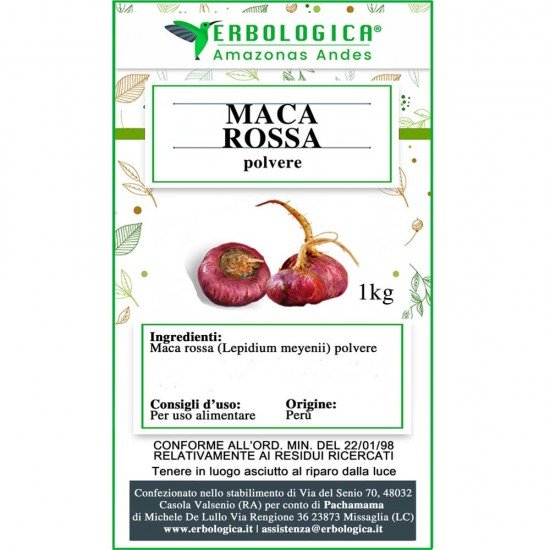 Maca rossa in polvere da 1kg Maca rossa in polvere da 1kg