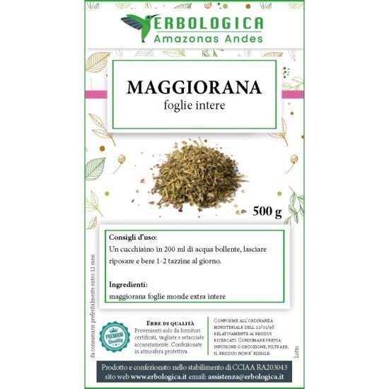 Maggiorana foglie da 500g Maggiorana foglie da 500g