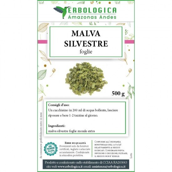 Malva foglie da 500g Malva foglie da 500g