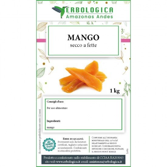 Mango secco da 1 kg Mango secco da 1 kg