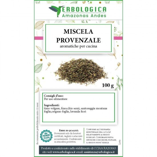 Miscela provenzale spezia per cucina 100 grammi Miscela provenzale spezia per cucina 100 grammi