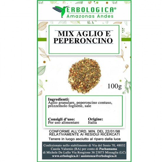 Mix of garlic and chilli 100gr Mix of garlic and chilli 100gr