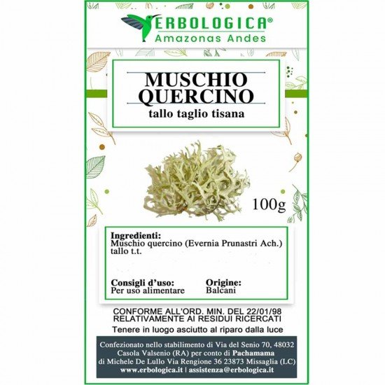 Muschio quercino taglio tisana Muschio quercino taglio tisana