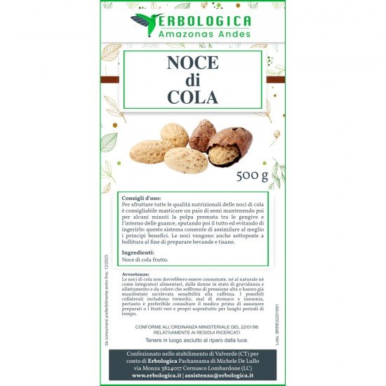 Cola walnut cut herbal tea 500 grams