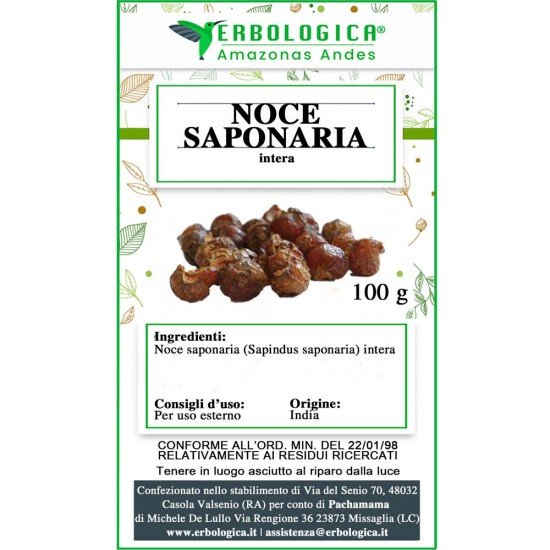 Noce saponaria intera detersivo 100% naturale Noce saponaria intera detersivo 100% naturale