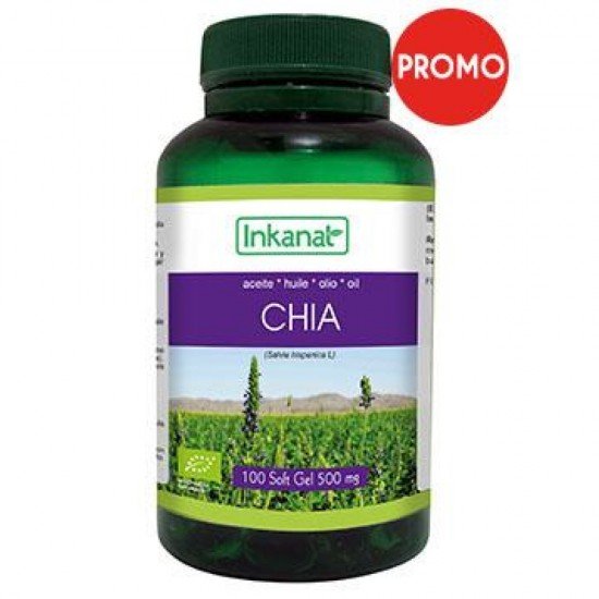 Chia seed oil in capsules