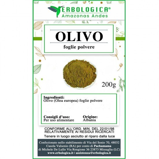 Olive leaves powder