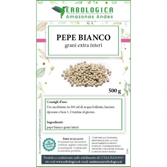 Pepe bianco in grani Pepe bianco in grani