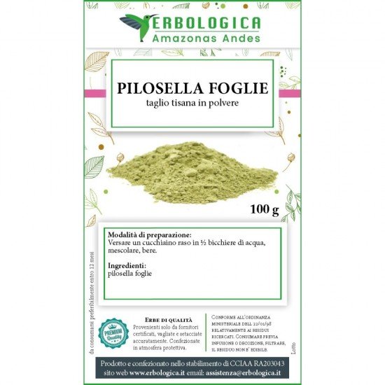 Pilosella pianta polvere 100 grammi Pilosella pianta polvere 100 grammi