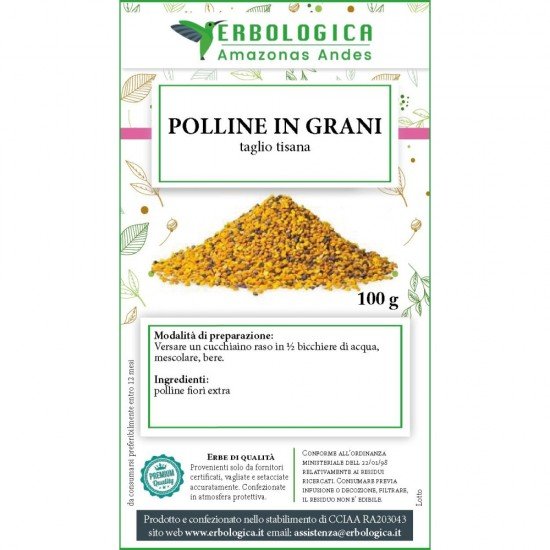 Bee pollen in granules 100 grams