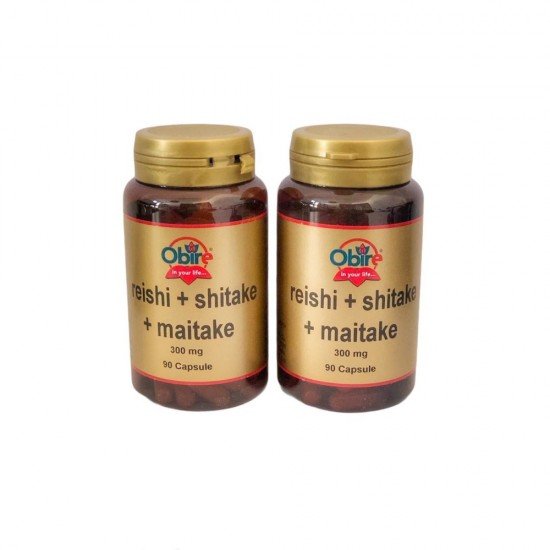 Reishi + Shitake + Maitake 90 Capsule - Obire Reishi + Shitake + Maitake 90 Capsule - Obire