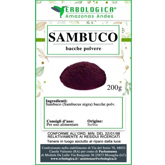 Sambuco bacche in polvere Sambuco bacche in polvere