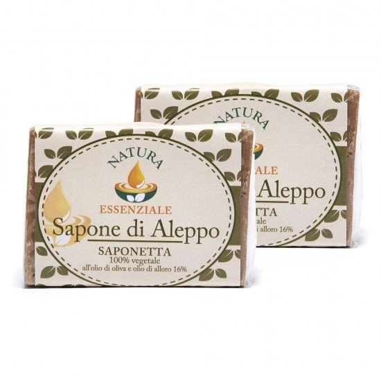 Sapone di  Aleppo 200 grammi 2 confezioni