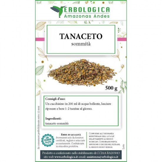 Tanaceto sommità tisana 500 grammi Tanaceto sommità tisana 500 grammi