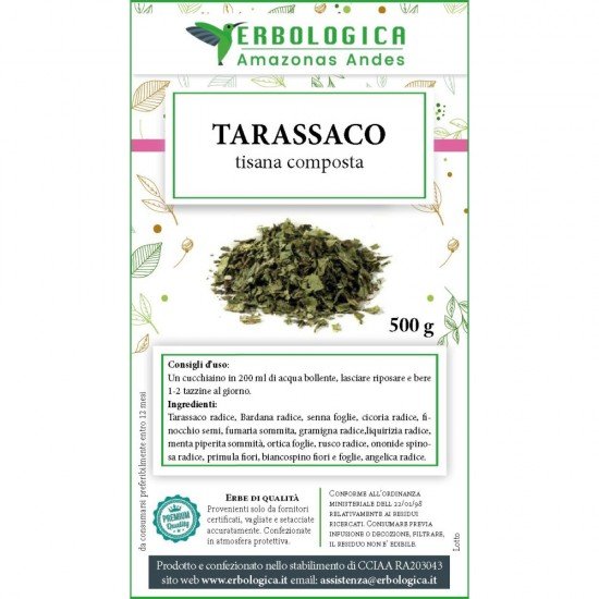Dandelion herbal tea made up 500 grams