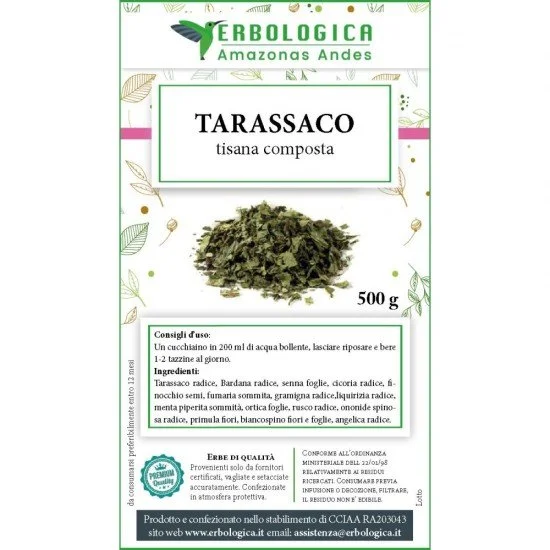 Tarassaco tisana composta 500 grammi Tarassaco tisana composta 500 grammi