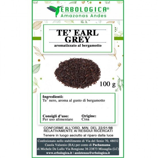 Tè nero earl grey Tè nero earl grey