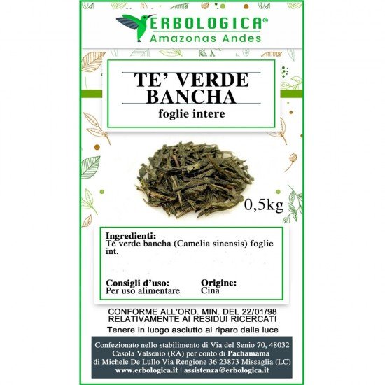 Te' verde Bancha confezione da 500 grammi Te' verde Bancha confezione da 500 grammi